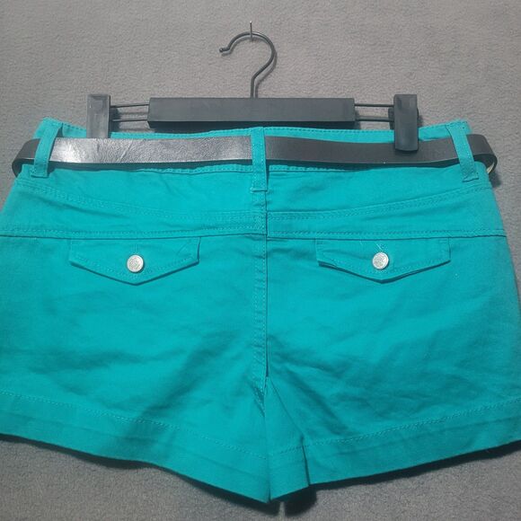 American Rag Cie Green/Turquoise Short Shorts Juniors Size 7 NWOT - Picture 3 of 3